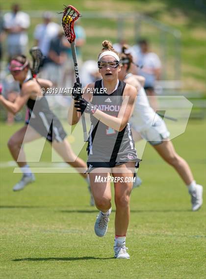 Thumbnail 1 in Cardinal Gibbons vs. Charlotte Catholic (NCHSAA Final) photogallery.