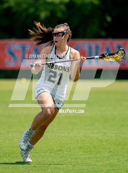 Thumbnail 3 in Cardinal Gibbons vs. Charlotte Catholic (NCHSAA Final) photogallery.