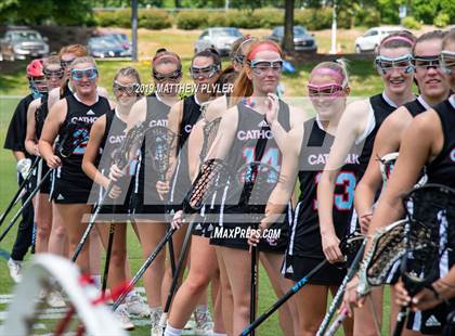 Thumbnail 1 in Cardinal Gibbons vs. Charlotte Catholic (NCHSAA Final) photogallery.
