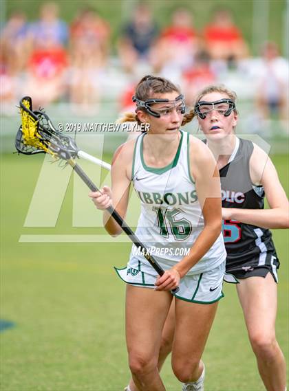 Thumbnail 1 in Cardinal Gibbons vs. Charlotte Catholic (NCHSAA Final) photogallery.