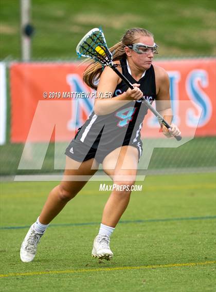 Thumbnail 3 in Cardinal Gibbons vs. Charlotte Catholic (NCHSAA Final) photogallery.