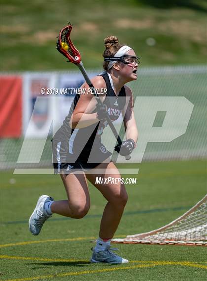 Thumbnail 3 in Cardinal Gibbons vs. Charlotte Catholic (NCHSAA Final) photogallery.
