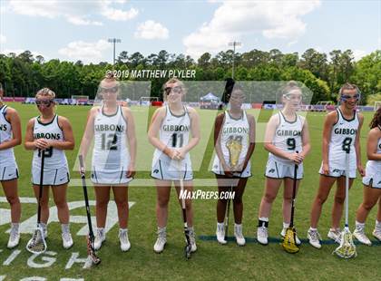 Thumbnail 1 in Cardinal Gibbons vs. Charlotte Catholic (NCHSAA Final) photogallery.