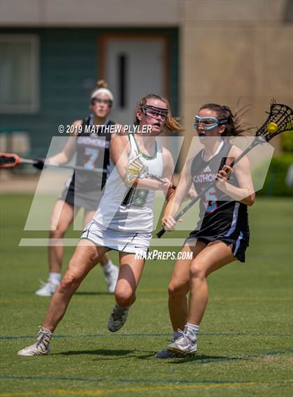 Thumbnail 2 in Cardinal Gibbons vs. Charlotte Catholic (NCHSAA Final) photogallery.