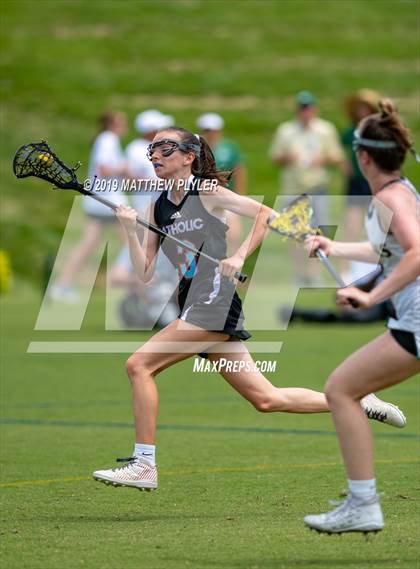 Thumbnail 3 in Cardinal Gibbons vs. Charlotte Catholic (NCHSAA Final) photogallery.
