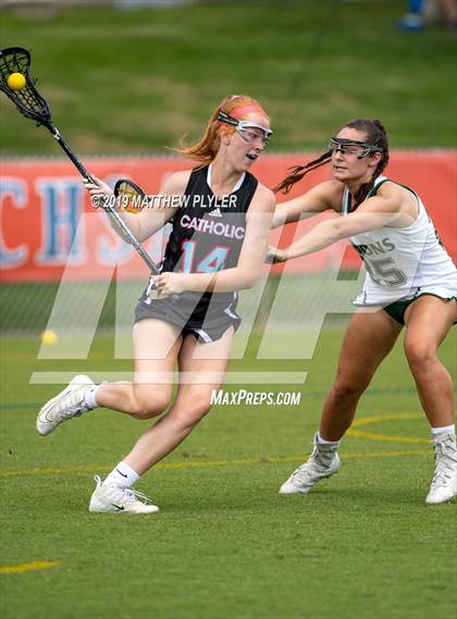 Thumbnail 1 in Cardinal Gibbons vs. Charlotte Catholic (NCHSAA Final) photogallery.
