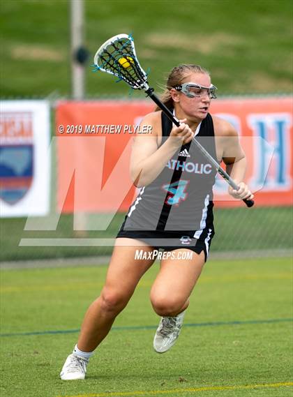 Thumbnail 2 in Cardinal Gibbons vs. Charlotte Catholic (NCHSAA Final) photogallery.