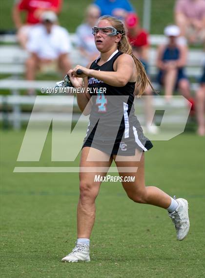Thumbnail 1 in Cardinal Gibbons vs. Charlotte Catholic (NCHSAA Final) photogallery.