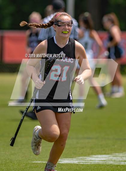 Thumbnail 1 in Cardinal Gibbons vs. Charlotte Catholic (NCHSAA Final) photogallery.