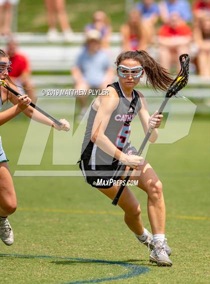 Thumbnail 2 in Cardinal Gibbons vs. Charlotte Catholic (NCHSAA Final) photogallery.