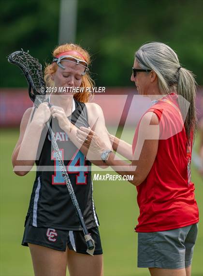 Thumbnail 1 in Cardinal Gibbons vs. Charlotte Catholic (NCHSAA Final) photogallery.