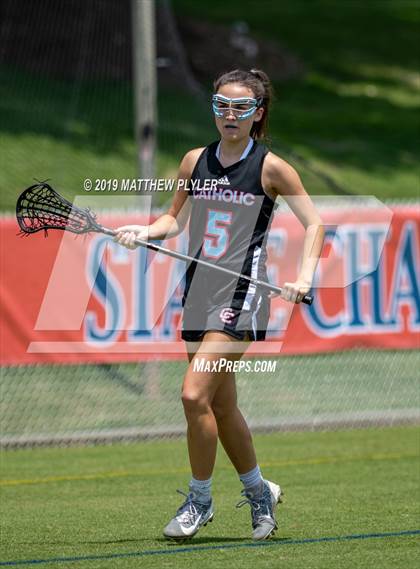 Thumbnail 1 in Cardinal Gibbons vs. Charlotte Catholic (NCHSAA Final) photogallery.