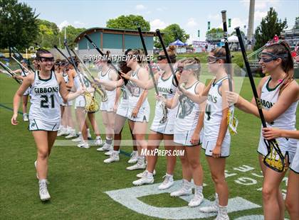 Thumbnail 3 in Cardinal Gibbons vs. Charlotte Catholic (NCHSAA Final) photogallery.