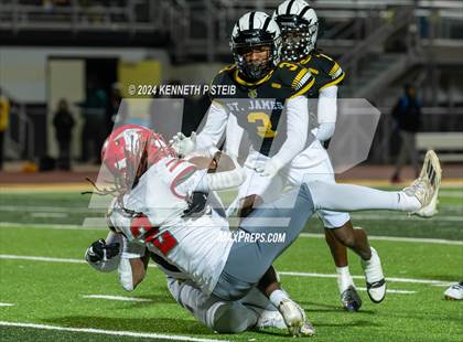 Thumbnail 2 in Pine vs. St. James (LHSAA DIII Non-Select Quarterfinals) photogallery.