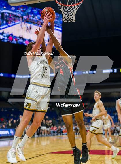 Thumbnail 3 in Amarillo vs Lancaster (UIL 5A Basketball Semifinal) photogallery.