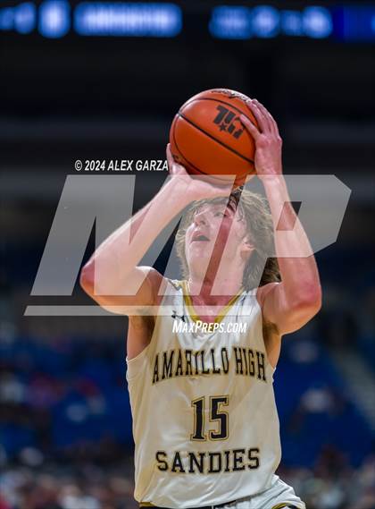 Thumbnail 1 in Amarillo vs Lancaster (UIL 5A Basketball Semifinal) photogallery.