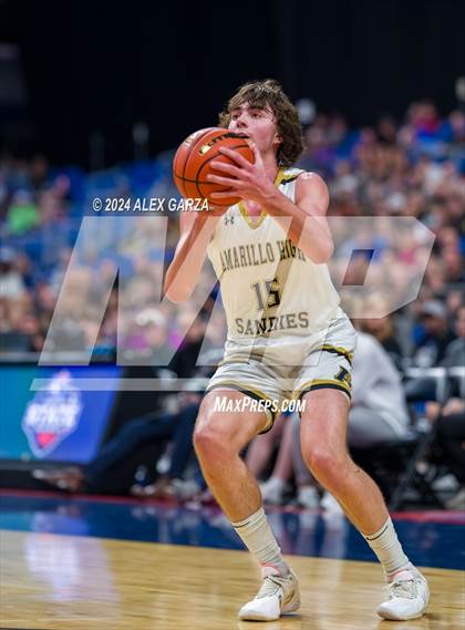 Thumbnail 1 in Amarillo vs Lancaster (UIL 5A Basketball Semifinal) photogallery.