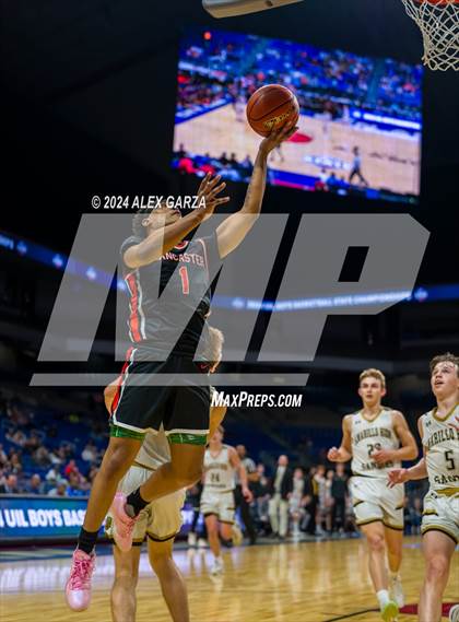 Thumbnail 3 in Amarillo vs Lancaster (UIL 5A Basketball Semifinal) photogallery.