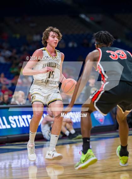 Thumbnail 1 in Amarillo vs Lancaster (UIL 5A Basketball Semifinal) photogallery.