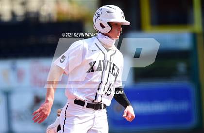 Thumbnail 3 in Jonathan Law vs. Xavier (Dunkin Donuts Park) photogallery.