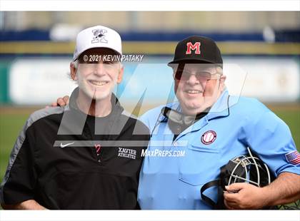 Thumbnail 1 in Jonathan Law vs. Xavier (Dunkin Donuts Park) photogallery.