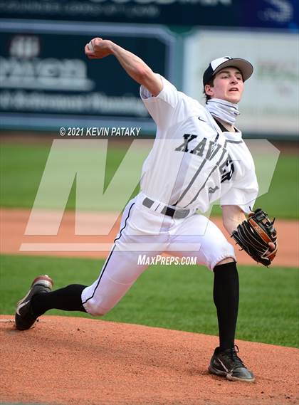 Thumbnail 1 in Jonathan Law vs. Xavier (Dunkin Donuts Park) photogallery.
