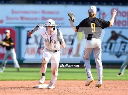 Thumbnail 2 in Jonathan Law vs. Xavier (Dunkin Donuts Park) photogallery.