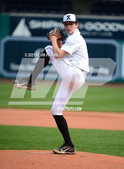 Thumbnail 3 in Jonathan Law vs. Xavier (Dunkin Donuts Park) photogallery.
