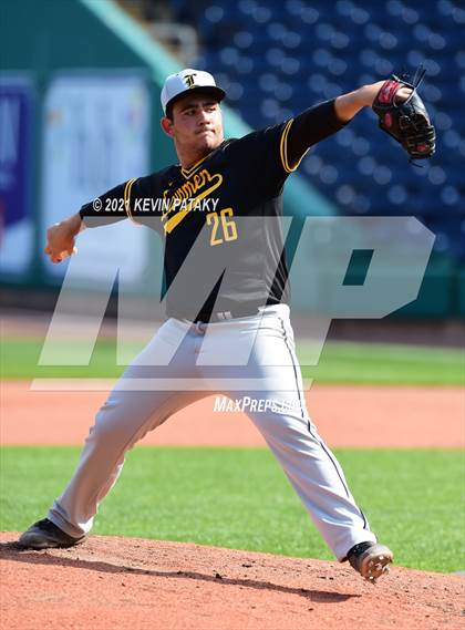 Thumbnail 2 in Jonathan Law vs. Xavier (Dunkin Donuts Park) photogallery.