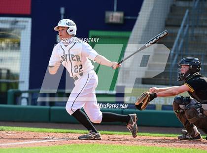 Thumbnail 3 in Jonathan Law vs. Xavier (Dunkin Donuts Park) photogallery.