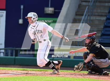 Thumbnail 1 in Jonathan Law vs. Xavier (Dunkin Donuts Park) photogallery.