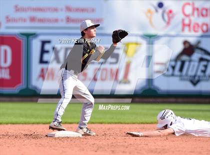 Thumbnail 1 in Jonathan Law vs. Xavier (Dunkin Donuts Park) photogallery.
