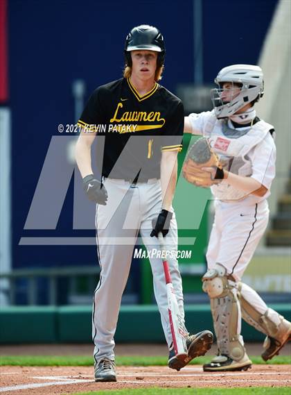 Thumbnail 1 in Jonathan Law vs. Xavier (Dunkin Donuts Park) photogallery.