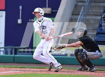 Thumbnail 3 in Jonathan Law vs. Xavier (Dunkin Donuts Park) photogallery.
