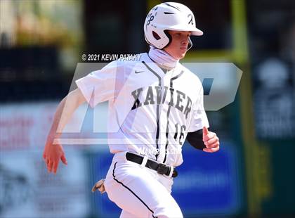 Thumbnail 1 in Jonathan Law vs. Xavier (Dunkin Donuts Park) photogallery.