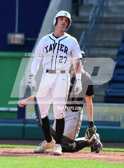 Thumbnail 3 in Jonathan Law vs. Xavier (Dunkin Donuts Park) photogallery.