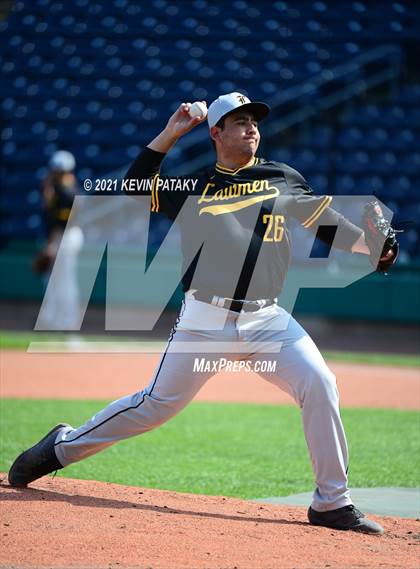 Thumbnail 2 in Jonathan Law vs. Xavier (Dunkin Donuts Park) photogallery.