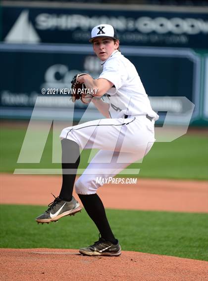 Thumbnail 1 in Jonathan Law vs. Xavier (Dunkin Donuts Park) photogallery.