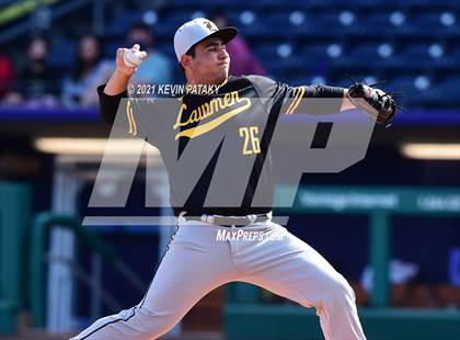 Thumbnail 3 in Jonathan Law vs. Xavier (Dunkin Donuts Park) photogallery.