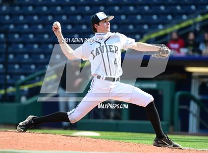 Thumbnail 1 in Jonathan Law vs. Xavier (Dunkin Donuts Park) photogallery.