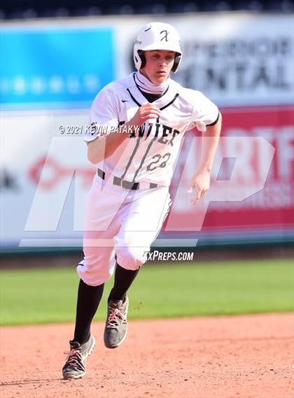 Thumbnail 3 in Jonathan Law vs. Xavier (Dunkin Donuts Park) photogallery.