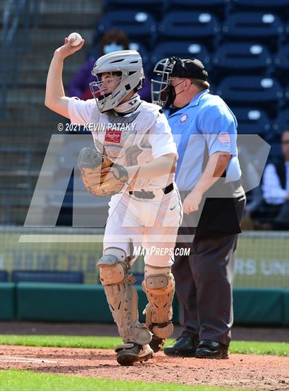 Thumbnail 3 in Jonathan Law vs. Xavier (Dunkin Donuts Park) photogallery.