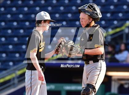 Thumbnail 2 in Jonathan Law vs. Xavier (Dunkin Donuts Park) photogallery.