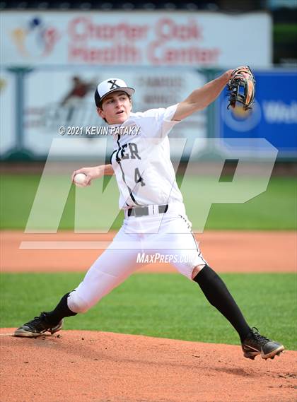 Thumbnail 3 in Jonathan Law vs. Xavier (Dunkin Donuts Park) photogallery.