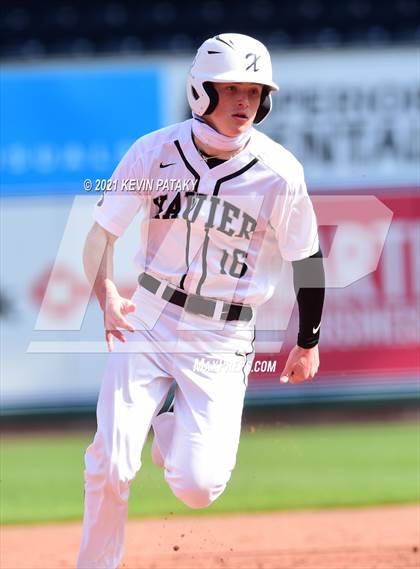 Thumbnail 2 in Jonathan Law vs. Xavier (Dunkin Donuts Park) photogallery.
