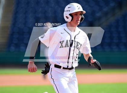 Thumbnail 2 in Jonathan Law vs. Xavier (Dunkin Donuts Park) photogallery.