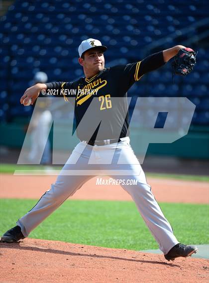 Thumbnail 1 in Jonathan Law vs. Xavier (Dunkin Donuts Park) photogallery.