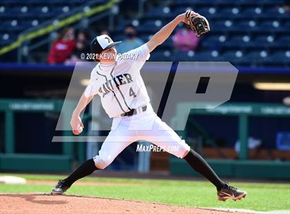 Thumbnail 1 in Jonathan Law vs. Xavier (Dunkin Donuts Park) photogallery.