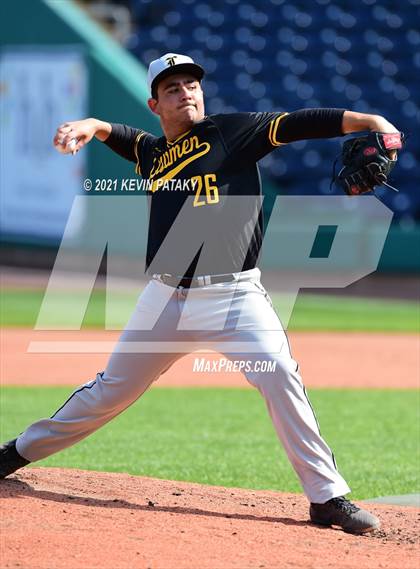 Thumbnail 3 in Jonathan Law vs. Xavier (Dunkin Donuts Park) photogallery.