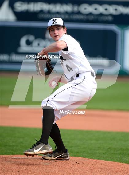 Thumbnail 2 in Jonathan Law vs. Xavier (Dunkin Donuts Park) photogallery.